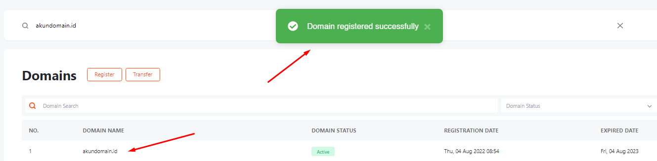 Domain Aktif